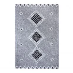 Mint Rugs Tapis épais Cassia - Polypropylène - Gris - 80 x 150 cm