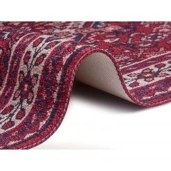 Nouristan Tapis Azad Täbriz - Polyester - Rouge oriental - 120 x 160 cm -Tapis Soldes Boutique 1000246293 210217 10014800020 DETAILS P000000001000246293