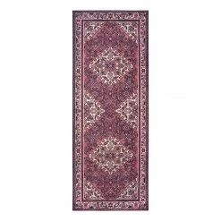 Nouristan Tapis de couloir Muran Heriz - Polyester - Crème / Rouge