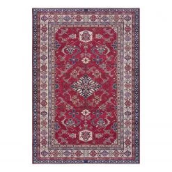 Nouristan Tapis Maschad Orkun - Polyester - Rouge / Multicolore - 160 x 230 cm