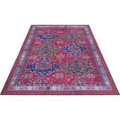 Nouristan Tapis Tuan Belutsch - Polyester - Bordeaux - 200 x 290 cm -Tapis Soldes Boutique 1000246314 210217 10040000098 DETAILS P000000001000246314