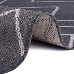 Top Square Tapis Curel - Polypropylène - Gris / Argenté - 120 x 170 cm -Tapis Soldes Boutique 1000246987 210305 13313000496 DETAILS P000000001000246987