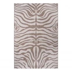Top Square Tapis La Chaux - Polypropylène - Marron clair / Crème - 80 x 150 cm