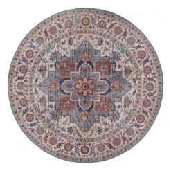 Nouristan Tapis Anthea - Polypropylène - Bleu clair
