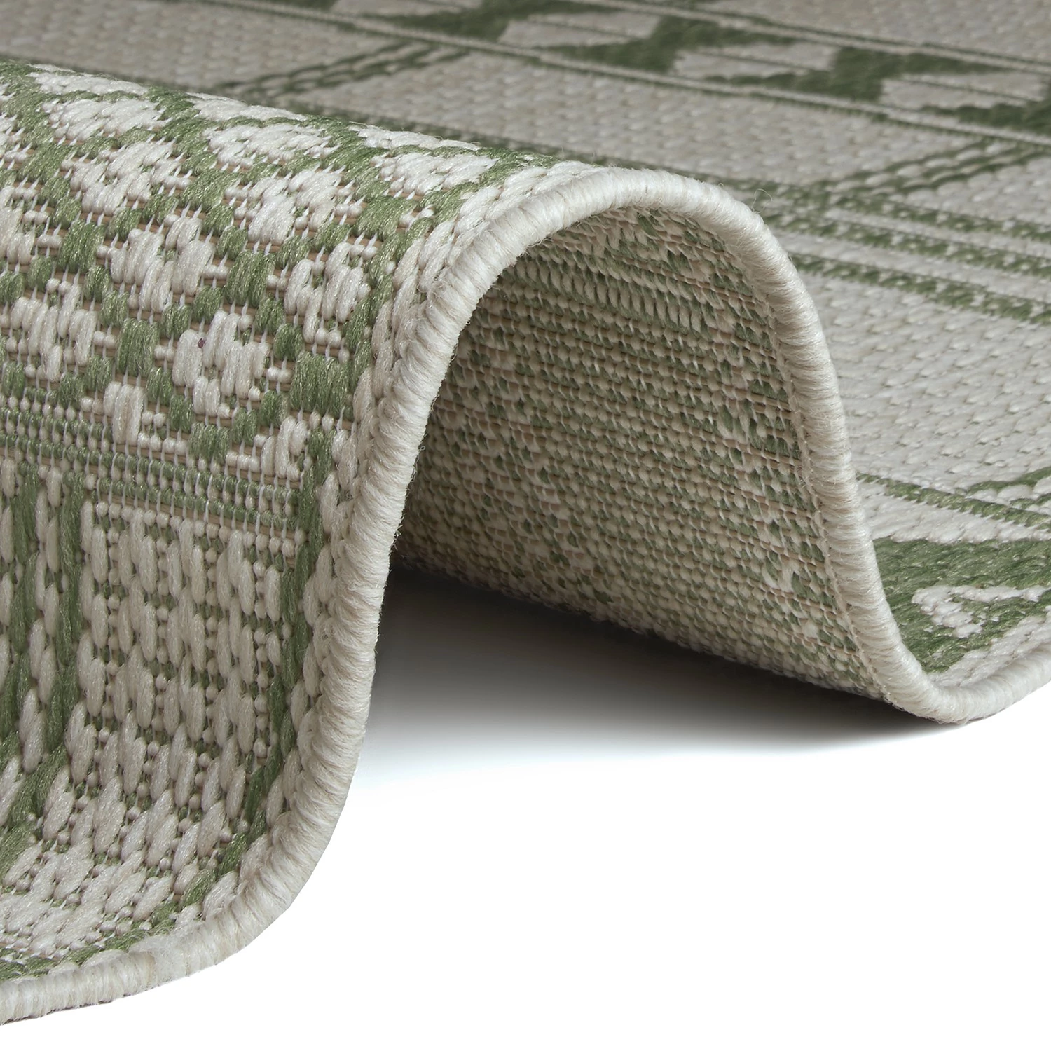 Top Square Tapis Irvillac II - Polypropylène - Vert - Diamètre : 160 cm 6 Top Square Tapis Irvillac II - Polypropylène - Vert - Diamètre : 160 cm – Image 4