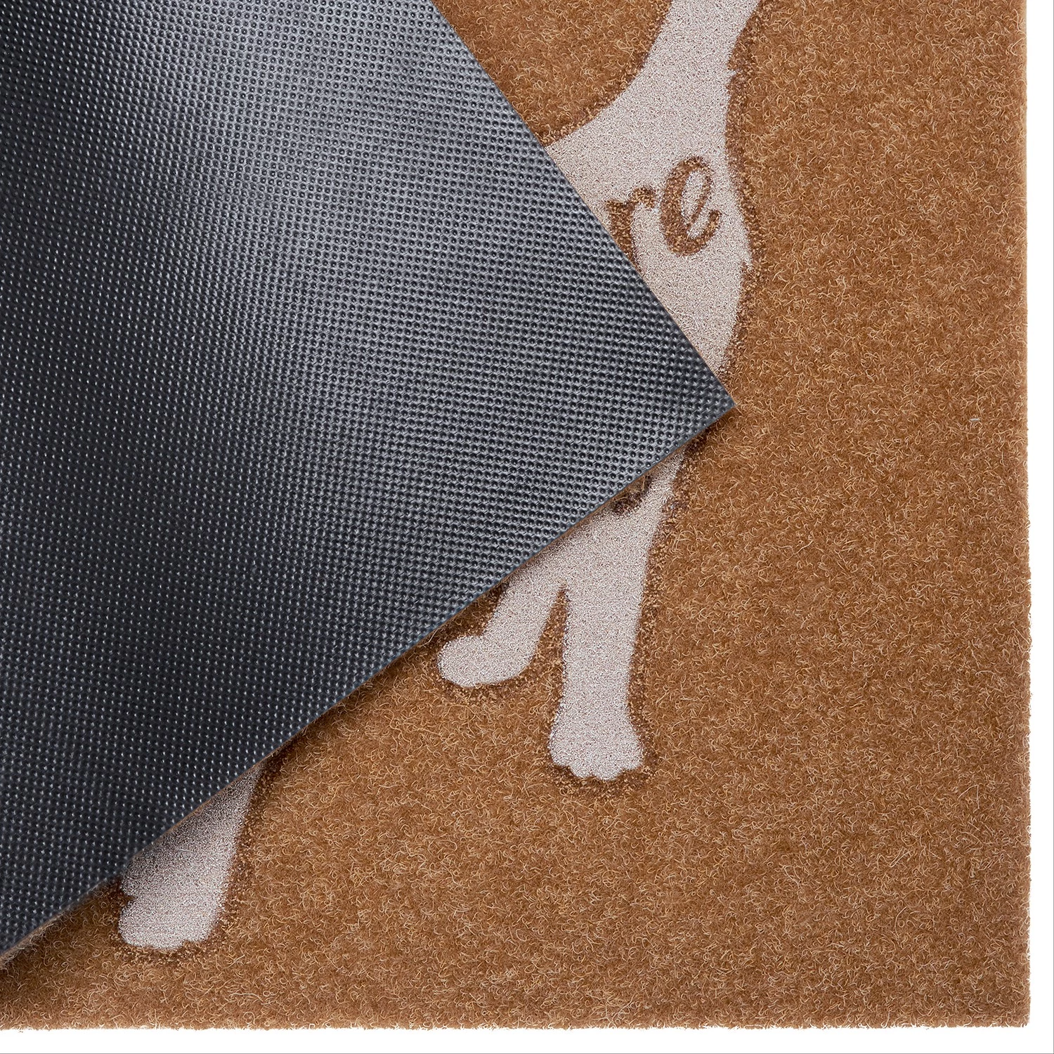 Top Square Paillasson Chaussy - Polyéthylène - Marron / Rose / Crème 4 Top Square Paillasson Chaussy - Polyéthylène - Marron / Rose / Crème – Image 2