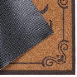 Top Square Paillasson Beuvry - Polyéthylène - Marron / Gris -Tapis Soldes Boutique 1000247822 210302 14571600022 DETAILS P000000001000247822