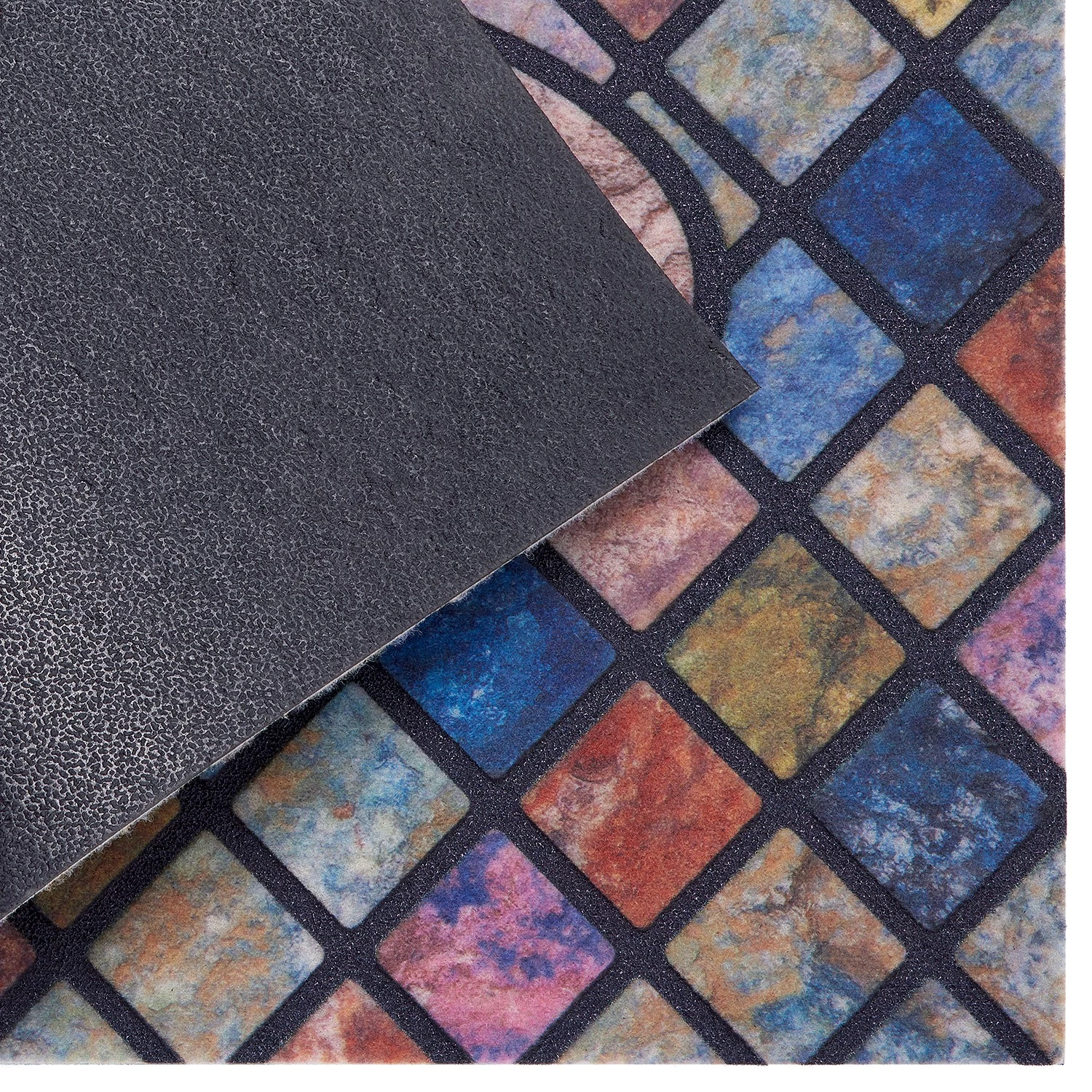 Top Square Paillasson Polliat - Polyéthylène - Multicolore 4 Top Square Paillasson Polliat - Polyéthylène - Multicolore – Image 2