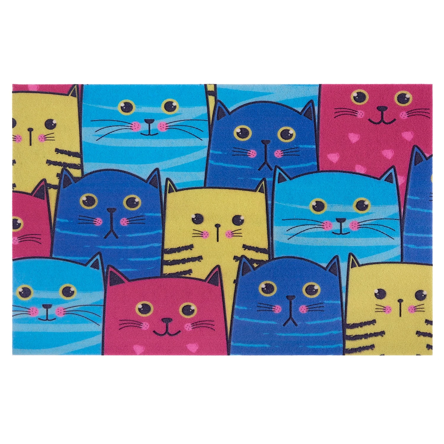 Top Square Paillasson Houdan - Polyéthylène - Multicolore 3 Top Square Paillasson Houdan - Polyéthylène - Multicolore