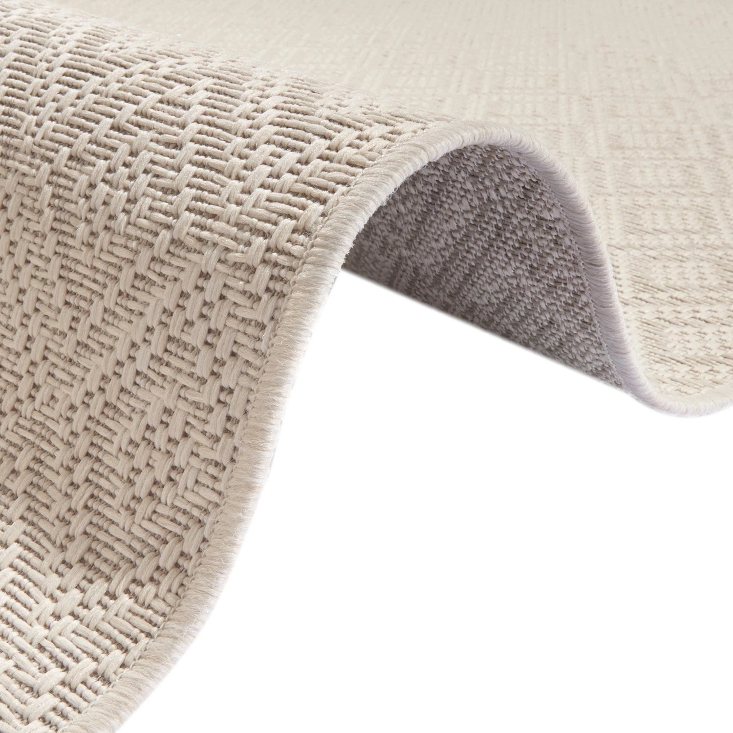 Top Square Tapis intérieur / extérieur Bernac - Polypropylène - Champagne - 70 x 140 cm 5 Top Square Tapis intérieur / extérieur Bernac - Polypropylène - Champagne - 70 x 140 cm – Image 3