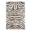 Top Square Tapis épais Lamnay I - Polypropylène - Crème / Noir - 120 x 170 cm