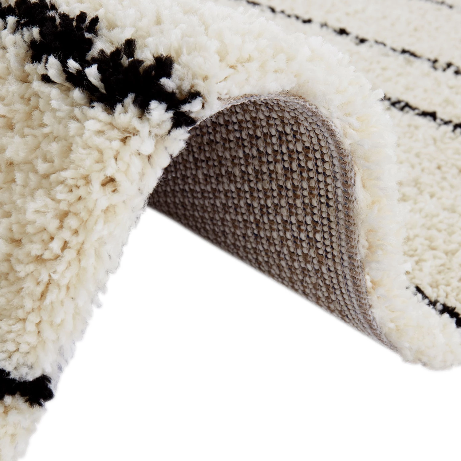 Top Square Tapis épais Gonesse I - Polypropylène - Crème / Noir - 80 x 150 cm 5 Top Square Tapis épais Gonesse I - Polypropylène - Crème / Noir - 80 x 150 cm – Image 3