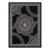 Top Square Tapis Clichy - Polypropylène - Noir - 160 x 220 cm -Tapis Soldes Boutique 1000249162 210316 09364100598 IMAGE P000000001000249162