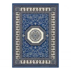 Top Square Tapis Idron - Polypropylène - Bleu foncé - 160 x 220 cm