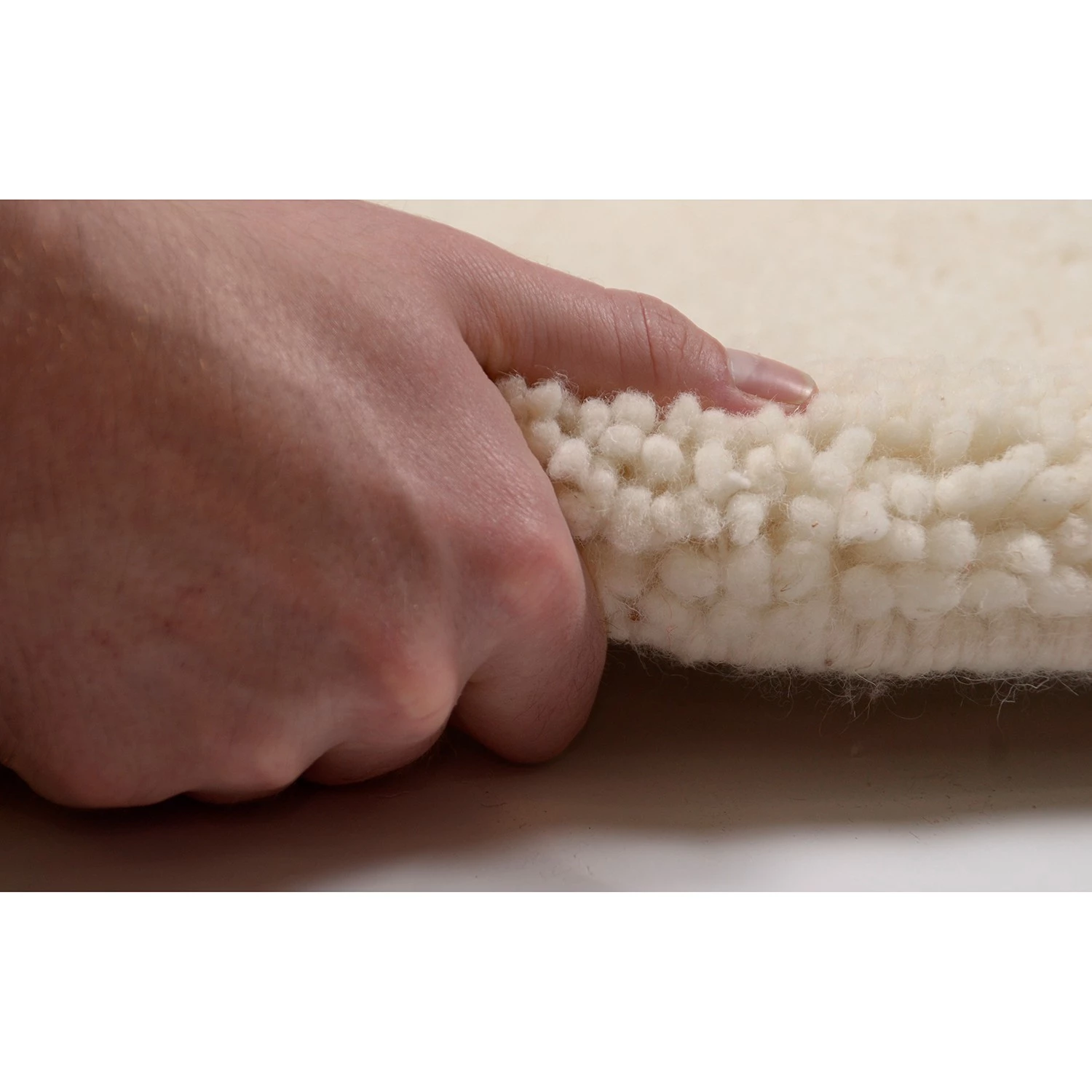 THEKO die markenteppiche Tapis Royal Maroc I - Laine vierge / Coton - Beige - 70 x 140 cm 7 THEKO die markenteppiche Tapis Royal Maroc I - Laine vierge / Coton - Beige - 70 x 140 cm – Image 5