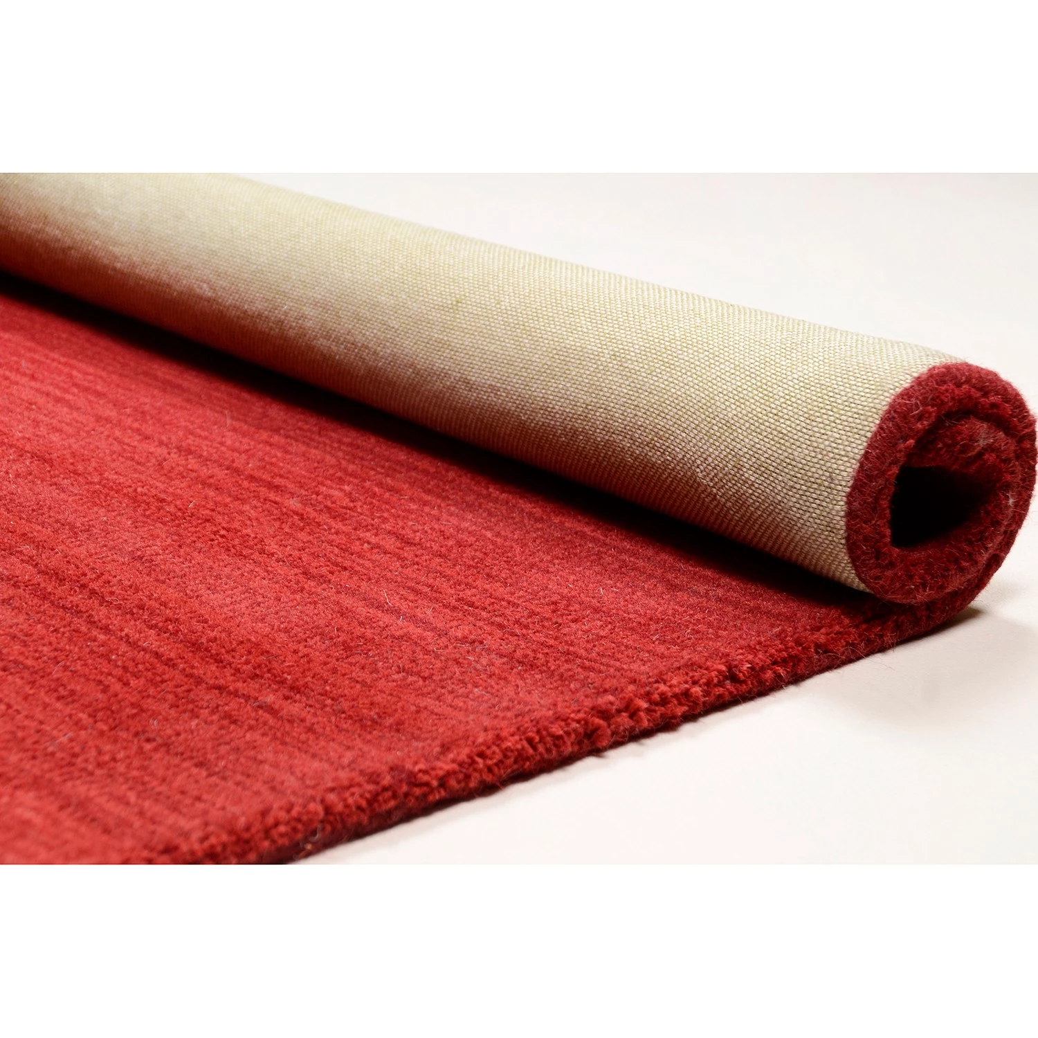THEKO die markenteppiche Tapis Wool Star - Laine vierge / Polyester - Rouge - 60 x 90 cm 5 THEKO die markenteppiche Tapis Wool Star - Laine vierge / Polyester - Rouge - 60 x 90 cm – Image 3