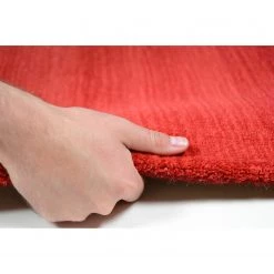 THEKO die markenteppiche Tapis Wool Star - Laine vierge / Polyester - Rouge - 60 x 90 cm 13 THEKO die markenteppiche Tapis Wool Star - Laine vierge / Polyester - Rouge - 60 x 90 cm -Tapis Soldes Boutique 1000249728 210318 08414900446 DETAILS P000000001000249728
