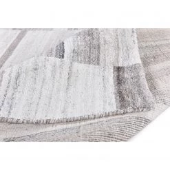 THEKO die markenteppiche Tapis Venice - Viscose / Coton - Gris / Beige - 120 x 180 cm -Tapis Soldes Boutique 1000249729 210318 08415000453 DETAILS P000000001000249729