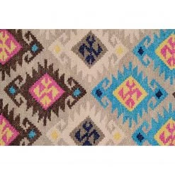 THEKO die markenteppiche Tapis Kelus - Laine vierge / Coton - Multicolore -Tapis Soldes Boutique 1000249776 210318 08421600746 DETAILS P000000001000249776