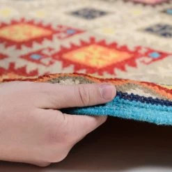 THEKO die markenteppiche Tapis Kelus - Laine vierge / Coton - Multicolore -Tapis Soldes Boutique 1000249776 210318 08421600747 DETAILS P000000001000249776