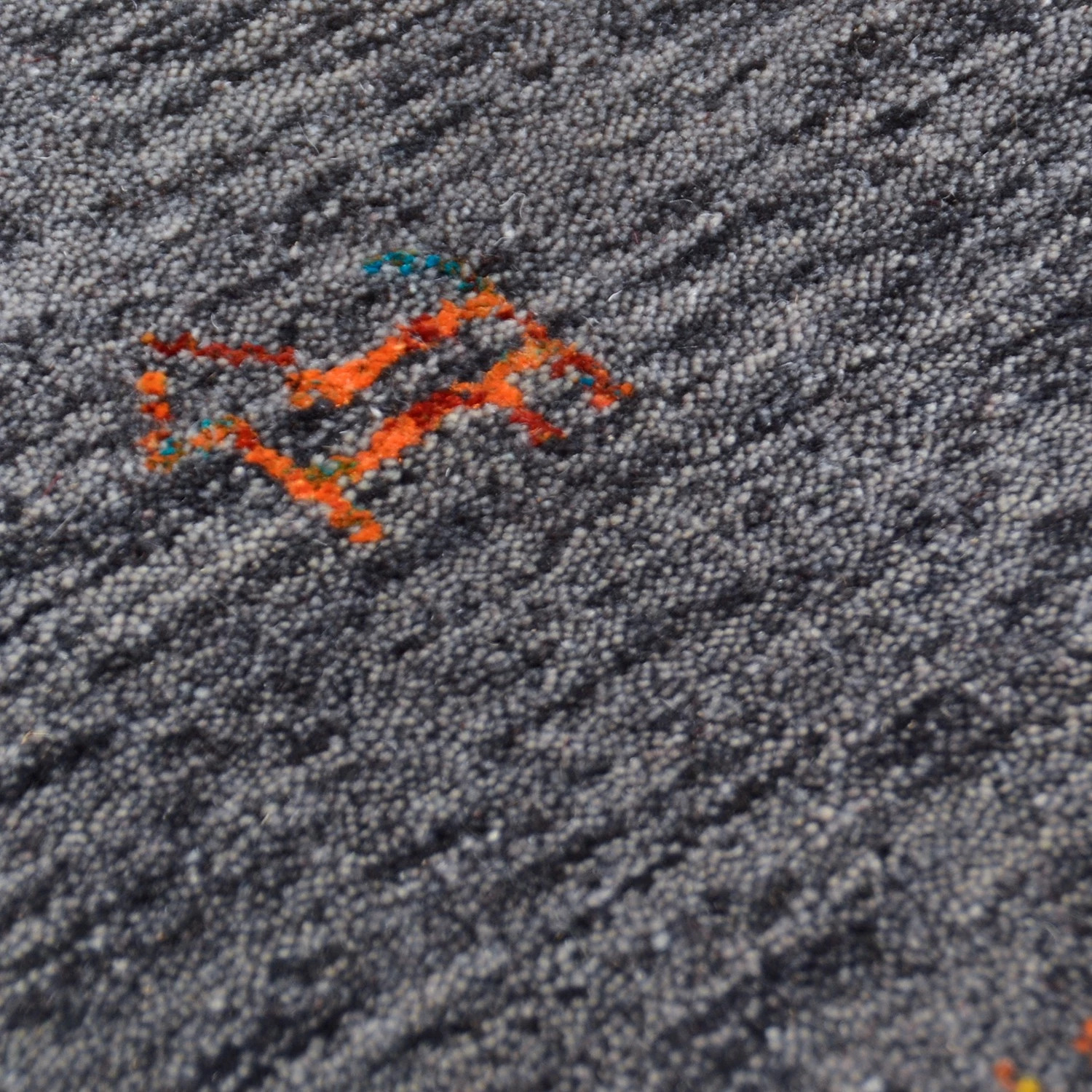 THEKO die markenteppiche Tapis Nebraska - Laine vierge / Coton - Anthracite - 90 x 160 cm 6 THEKO die markenteppiche Tapis Nebraska - Laine vierge / Coton - Anthracite - 90 x 160 cm – Image 4