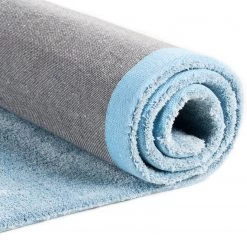 Tom Tailor Tapis Powder - Fibres synthétiques - Bleu clair - 65 x 135 cm -Tapis Soldes Boutique 1000250089 210415 13531300533 DETAILS P000000001000250089