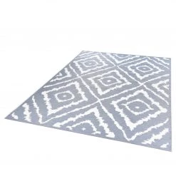 Tom Tailor Tapis d’extérieur Garden Pattern - Fibres synthétiques - Bleu - 123 x 180 cm -Tapis Soldes Boutique 1000250150 210415 14014300929 DETAILS P000000001000250150
