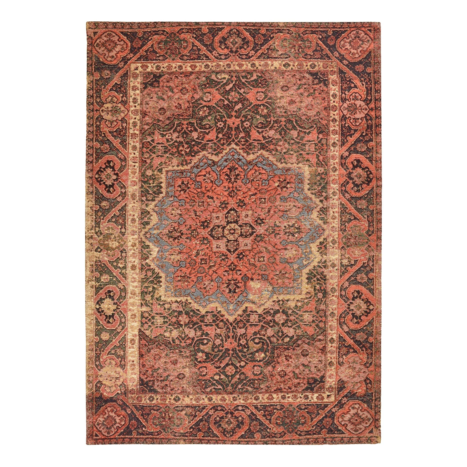 Tom Tailor Tapis de couloir Funky Orient Ghom - Tissage à plat - Rouge - 75 x 290 cm 3 Tom Tailor Tapis de couloir Funky Orient Ghom - Tissage à plat - Rouge - 75 x 290 cm