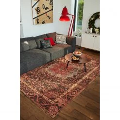 Tom Tailor Tapis Funky Orient Ghom - Tissage à plat - rouge - 155 x 235 cm -Tapis Soldes Boutique 1000250324 210415 14251502023 MOOD DETAILS P000000001000250324 mood