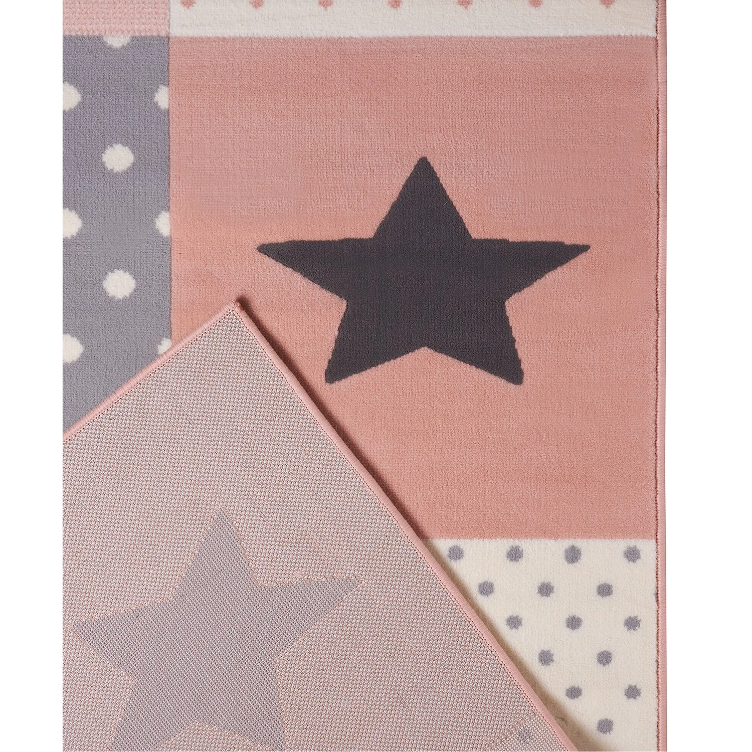 Hanse Home Tapis enfant Pretty Patchwork - Polypropylène - Rose - 160 x 220 cm 5 Hanse Home Tapis enfant Pretty Patchwork - Polypropylène - Rose - 160 x 220 cm – Image 3