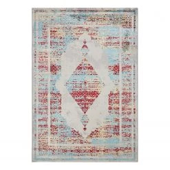 Mint Rugs Tapis Adora - Polypropylène - Gris / Multicolore - 160 x 220 cm