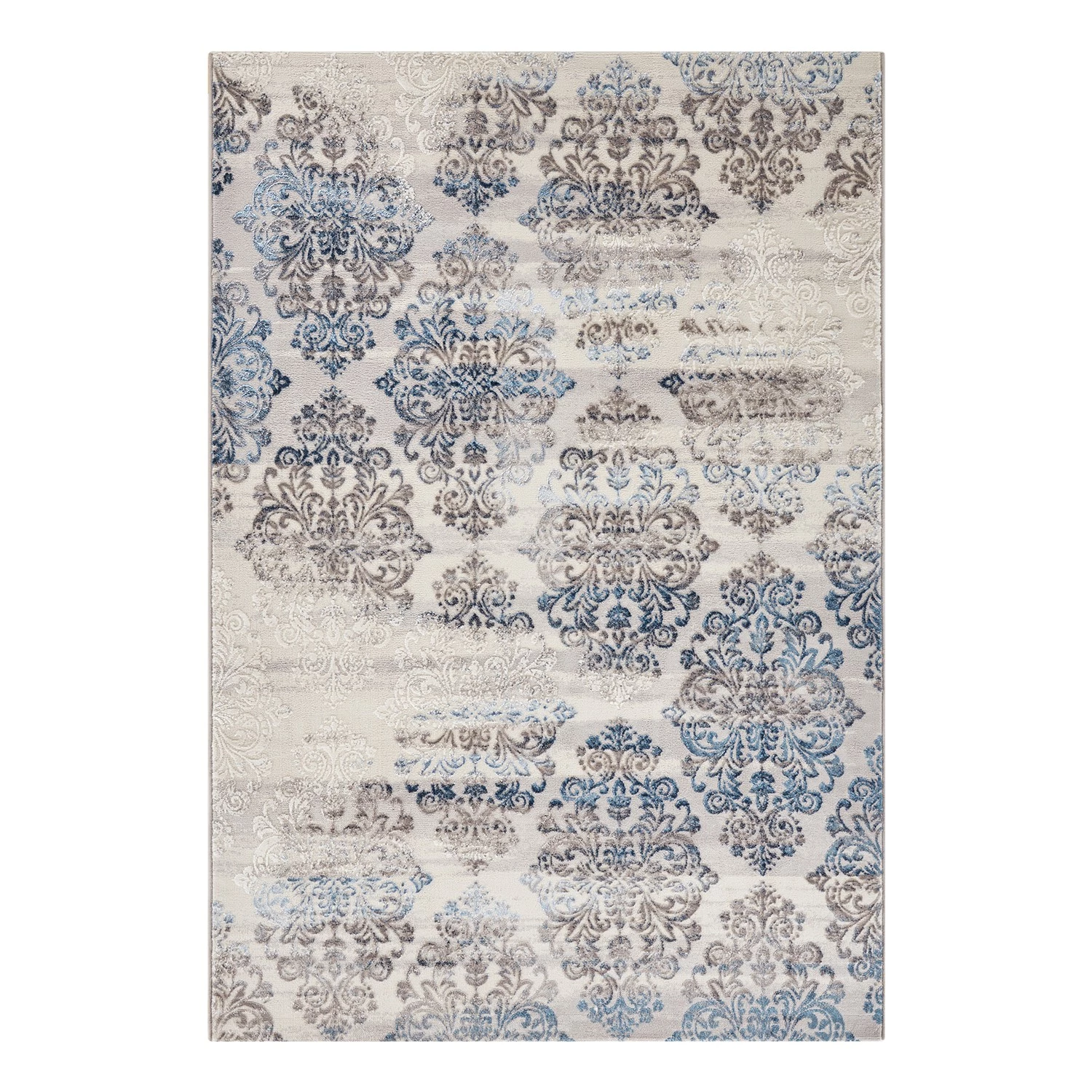 Mint Rugs Tapis Eloy - Polypropylène - Argenté / Bleu foncé - 120 x 170 cm 3 Mint Rugs Tapis Eloy - Polypropylène - Argenté / Bleu foncé - 120 x 170 cm