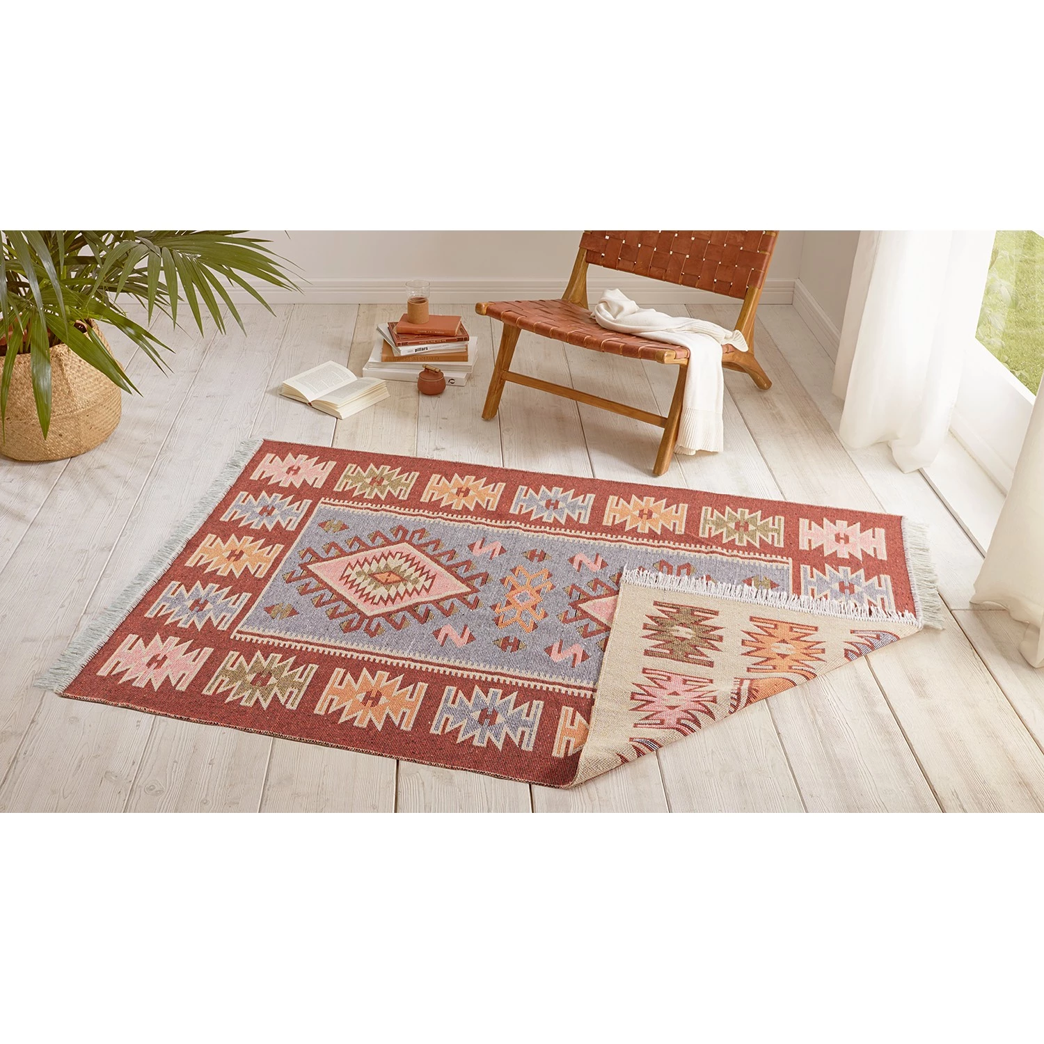 Hanse Home Tapis réversible Villentrois - Polyester / Polypropylène - Multicolore - 120 x 170 cm 4 Hanse Home Tapis réversible Villentrois - Polyester / Polypropylène - Multicolore - 120 x 170 cm – Image 2