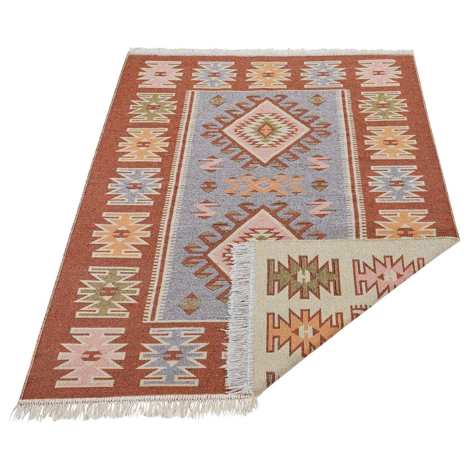 Hanse Home Tapis réversible Villentrois - Polyester / Polypropylène - Multicolore - 120 x 170 cm 5 Hanse Home Tapis réversible Villentrois - Polyester / Polypropylène - Multicolore - 120 x 170 cm – Image 3