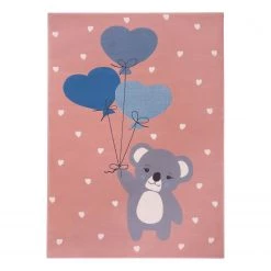 Hanse Home Tapis enfant Koala Sweetheart I - Polypropylène - Rose - 80 x 150 cm