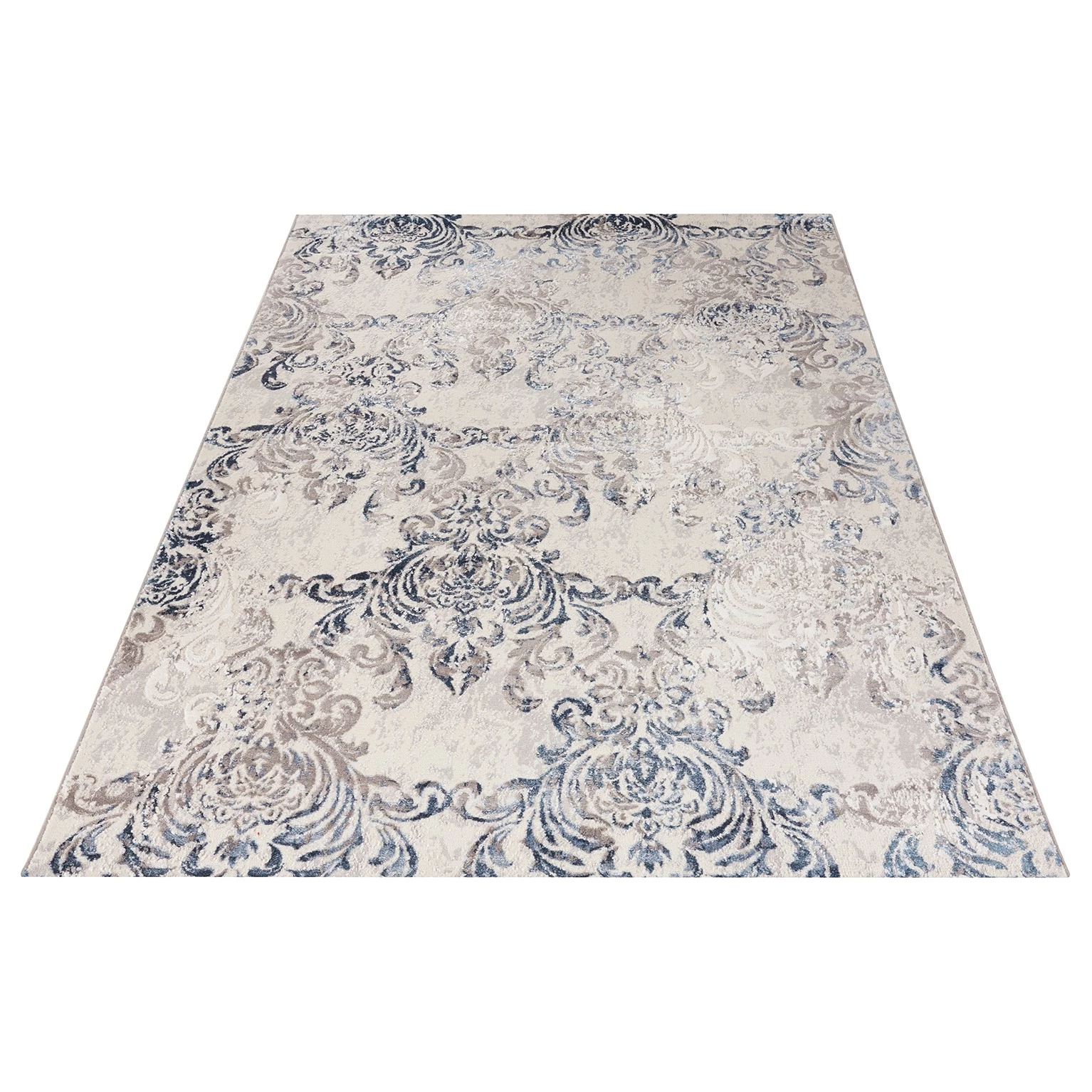 Mint Rugs Tapis Izan - Polypropylène - Argenté / Bleu foncé - 120 x 170 cm 5 Mint Rugs Tapis Izan - Polypropylène - Argenté / Bleu foncé - 120 x 170 cm – Image 3