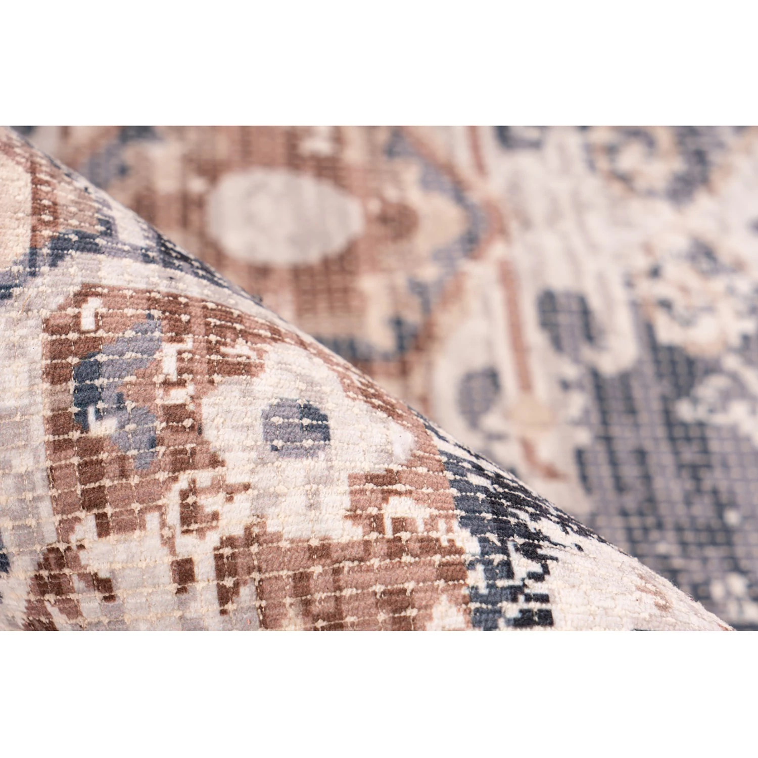 Arte Espina Tapis Indiana 100 - Tissu mélangé - Gris / Marron - 240 x 330 cm 7 Arte Espina Tapis Indiana 100 - Tissu mélangé - Gris / Marron - 240 x 330 cm – Image 5