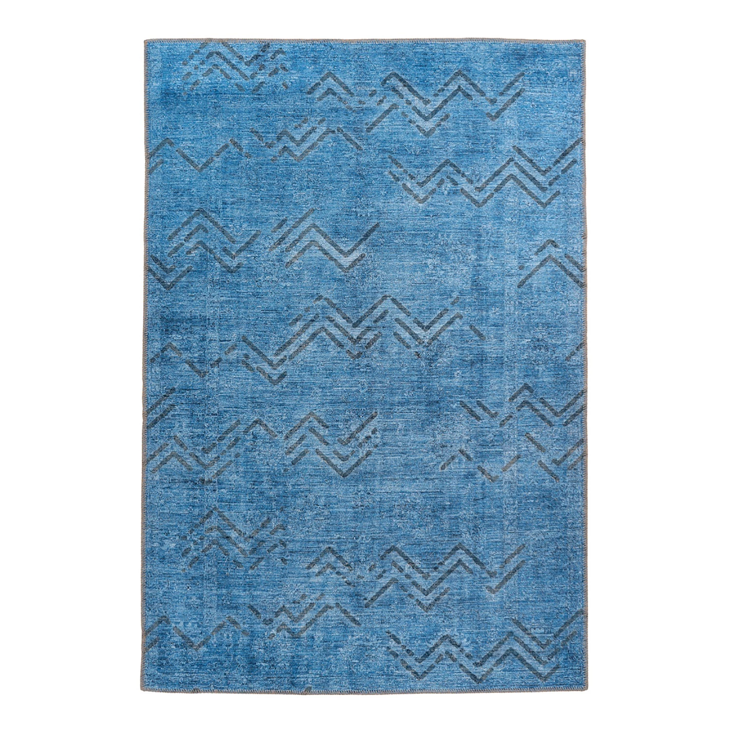 Kayoom Tapis Antique 325 - Fibres synthétiques - Bleu - 80 x 150 cm 3 Kayoom Tapis Antique 325 - Fibres synthétiques - Bleu - 80 x 150 cm