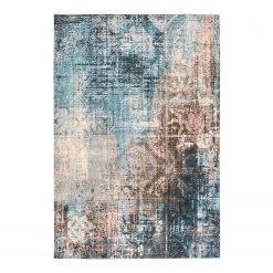 Arte Espina Tapis Indiana 300 - Tissu mélangé - Bleu / Marron - 200 x 290 cm