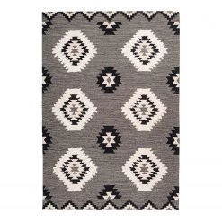 Arte Espina Tapis Ethnie 400 - Tissu mélangé - Gris - 200 x 290 cm