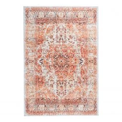 Arte Espina Tapis Galaxy 1000 - Fibres synthétiques - Orange / Beige - 80 x 150 cm