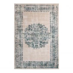 Kayoom Tapis Ariya 125 - Fibres synthétiques - Crème - 120 x 170 cm