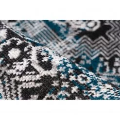 Kayoom Tapis Ariya 525 - Fibres synthétiques - Bleu - 120 x 170 cm -Tapis Soldes Boutique 1000251704 210413 14402101304 DETAILS P000000001000251704