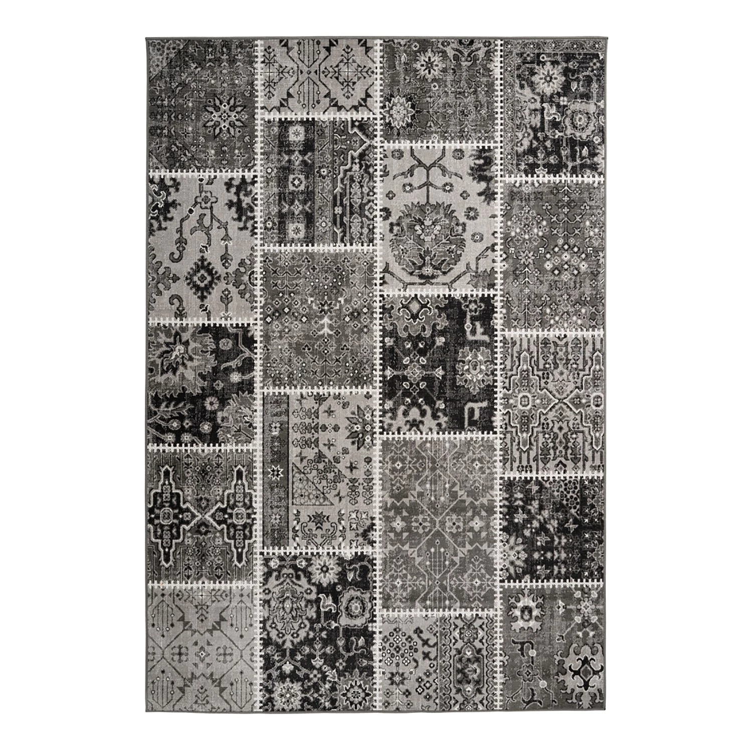 Kayoom Tapis Ariya 425 - Fibres synthétiques - Gris - 120 x 170 cm 3 Kayoom Tapis Ariya 425 - Fibres synthétiques - Gris - 120 x 170 cm