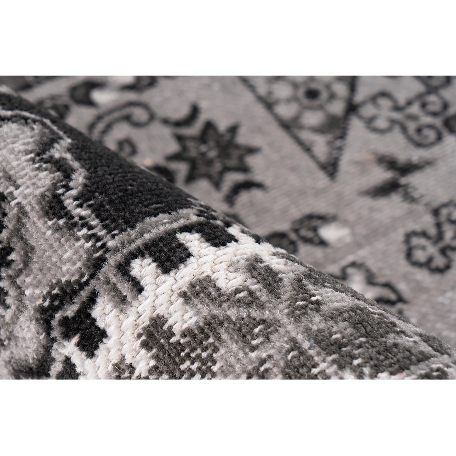 Kayoom Tapis Ariya 425 - Fibres synthétiques - Gris - 120 x 170 cm 6 Kayoom Tapis Ariya 425 - Fibres synthétiques - Gris - 120 x 170 cm – Image 4