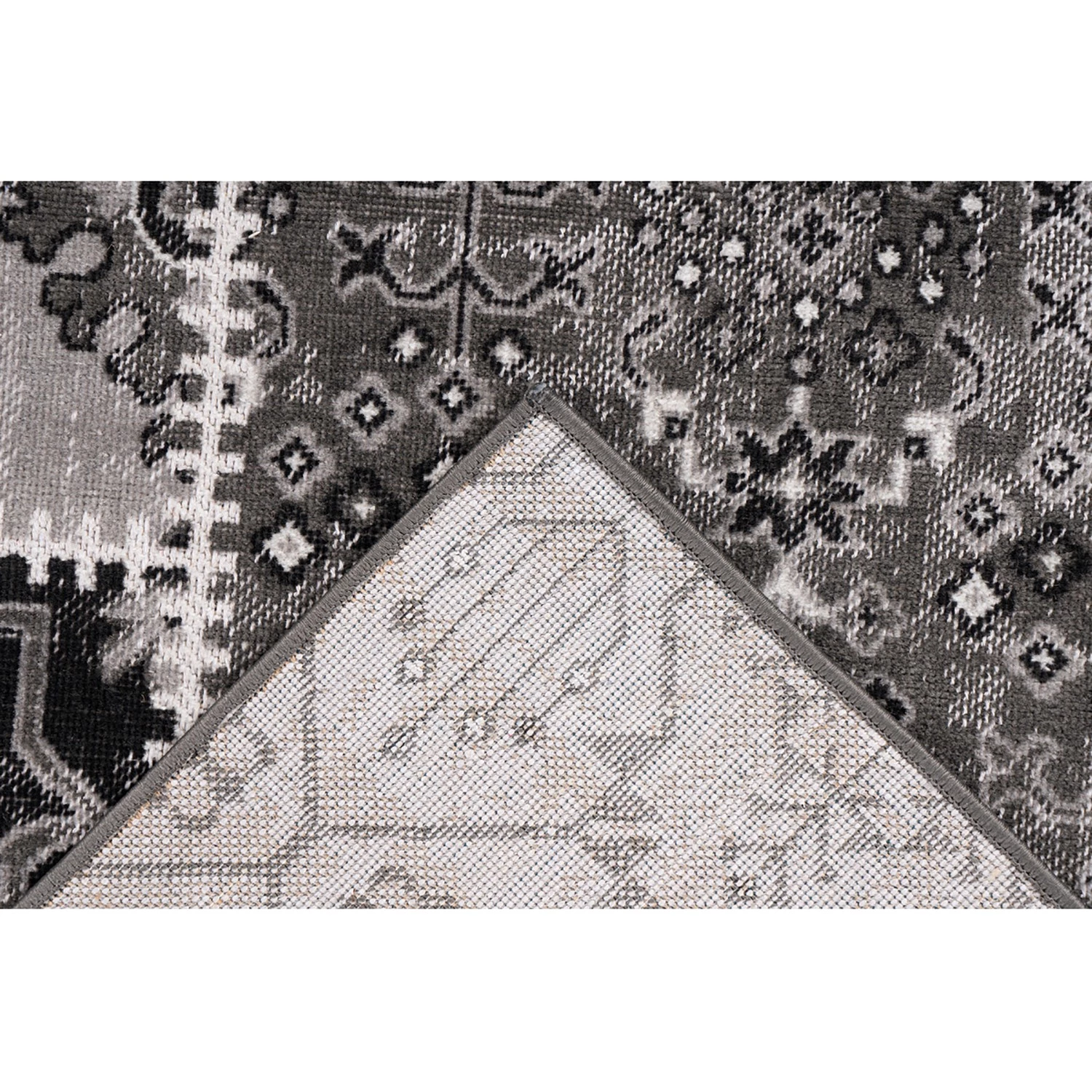 Kayoom Tapis Ariya 425 - Fibres synthétiques - Gris - 120 x 170 cm 7 Kayoom Tapis Ariya 425 - Fibres synthétiques - Gris - 120 x 170 cm – Image 5