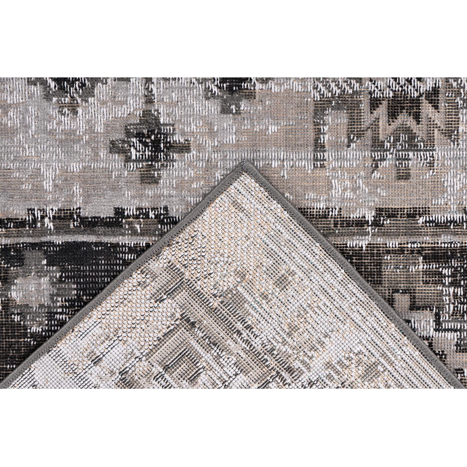 Kayoom Tapis Ariya 325 - Fibres synthétiques - Gris - 120 x 170 cm 7 Kayoom Tapis Ariya 325 - Fibres synthétiques - Gris - 120 x 170 cm – Image 5