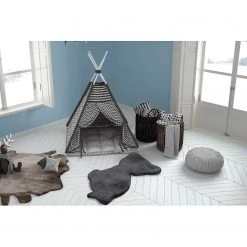 Kayoom Tapis enfant Lovely Kids 425 Tiger - Fibres synthétiques - Anthracite -Tapis Soldes Boutique 1000251805 210413 14411601803 MOOD DETAILS P000000001000251805 mood