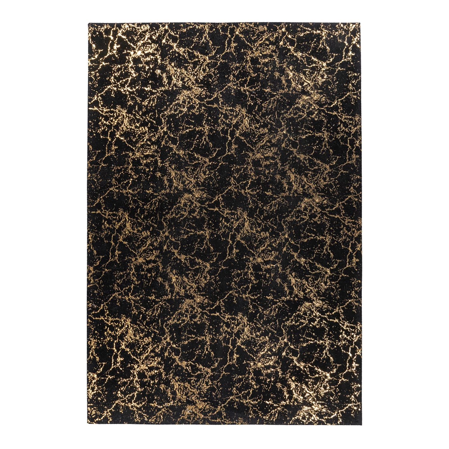Kayoom Tapis épais Bijou 225 - Fibres synthétiques - Noir / Doré - 160 x 230 cm 3 Kayoom Tapis épais Bijou 225 - Fibres synthétiques - Noir / Doré - 160 x 230 cm
