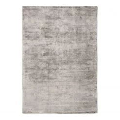 Kayoom Tapis Bridget 125 - Viscose - Argenté - 80 x 150 cm